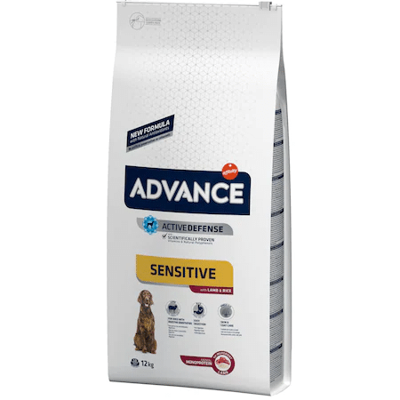 Advance Dog Adult Sensitive Miel si Orez, 12kg